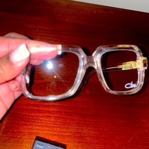 Selling my cazal glasses clear and gold I paid 750 I’ll take 400$ obo